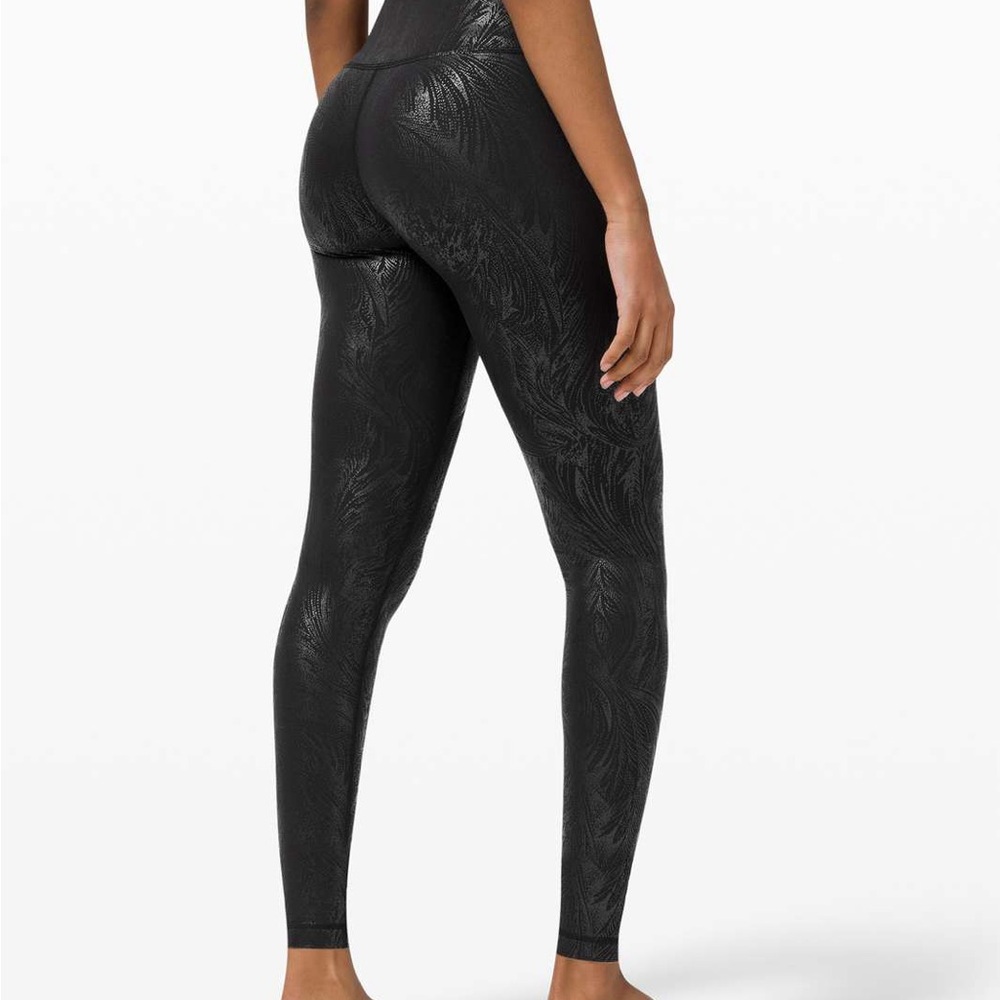 lululemon wunder under hr tight shine size 4